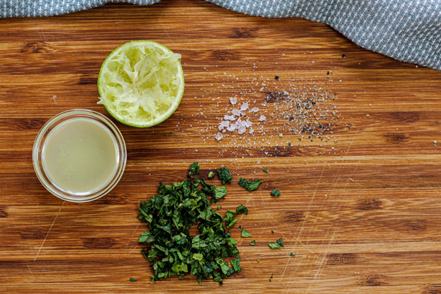 Limetten-Dressing Limetten-Dressing (Rezept Limetten-Dressing, Schritt 1)