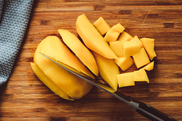 Mango-Eis Mango-Eis (Rezept Mango-Eis, Schritt 1)