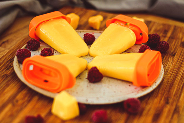 Mango-Eis Mango-Eis (Rezept Mango-Eis, Schritt 5)