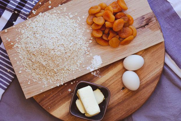 Aprikosenplätzchen Zutaten Aprikosenplätzchen (Rezept Aprikosenplätzchen)