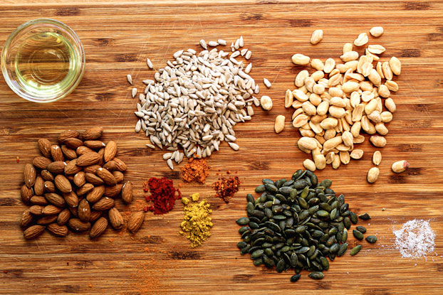 Nussmix Zutaten Pikanter Nussmix (Rezept Pikanter Nussmix)