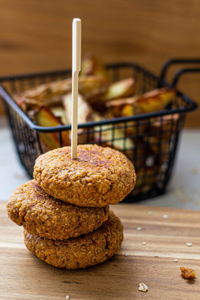 Vegane Burger Bratlinge (Rezept Vegane Burger Bratlinge)