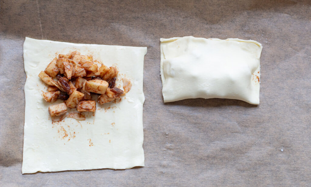 Apfeltaschen Schritt 4 (Rezept Apfeltaschen Schritt 4)