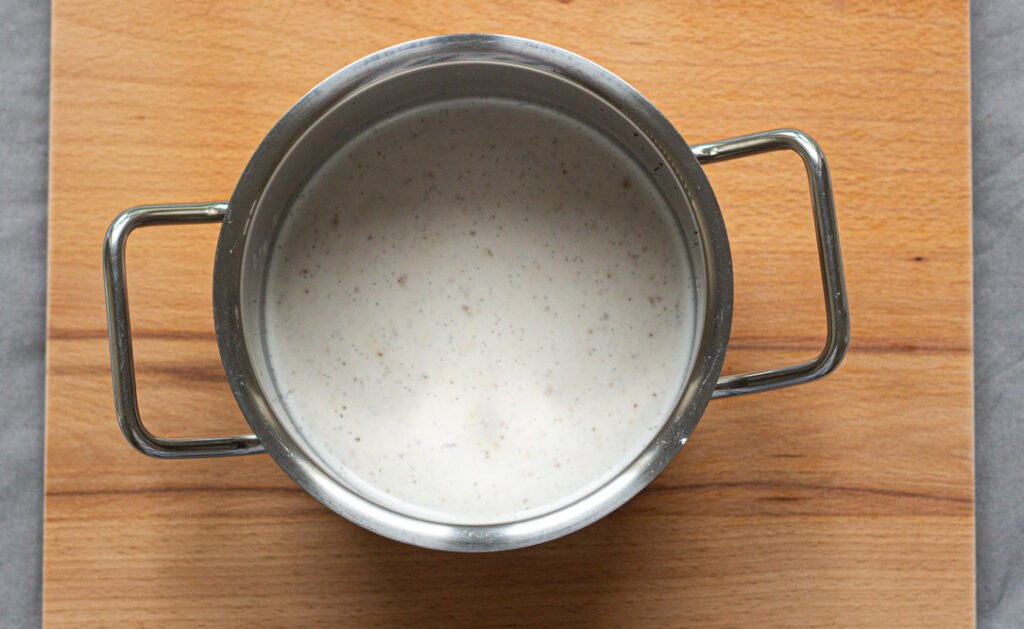 Vanillesoße Schritt 3 (Rezept Vanillesoße Schritt 3)