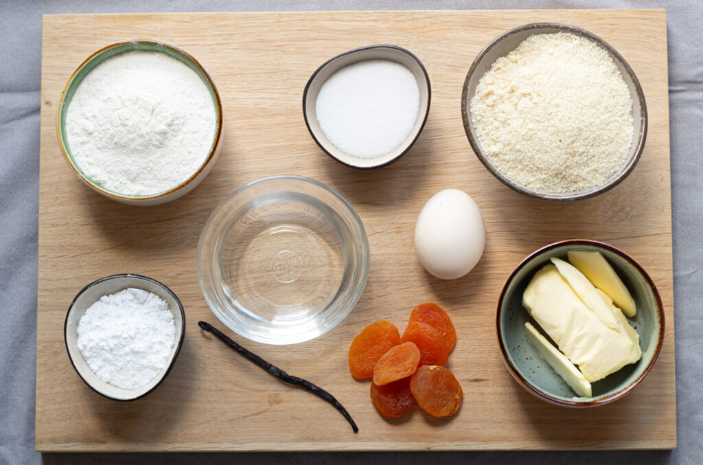 Aprikosen-Mandel-Monde Aprikosen-Mandel-Monde Zutaten (Rezept Aprikosen-Mandel-Monde Zutaten)