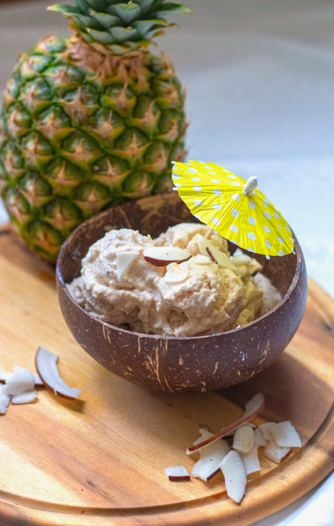 Pina Colada Eiscreme (Rezept Pina Colada Eiscreme)
