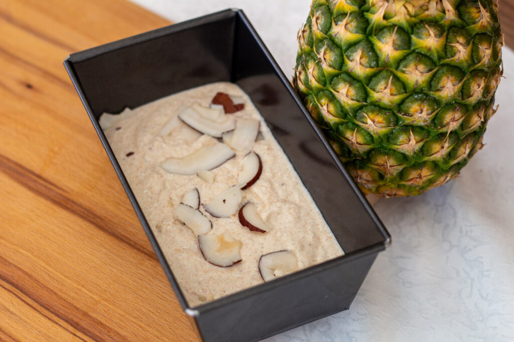 Pina Colada Eiscreme Pina Colada Eiscreme Schritt 2 (Rezept Pina Colada Eiscreme Schritt 2)