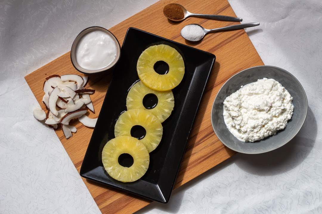 Pina Colada Eiscreme Zutaten (Rezept Pina Colada Eiscreme Zutaten)