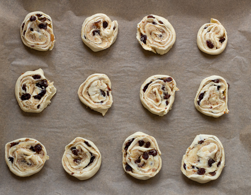 Rosinenschnecken Schritt 5 (Rezept Rosinenschnecken Schritt 5)