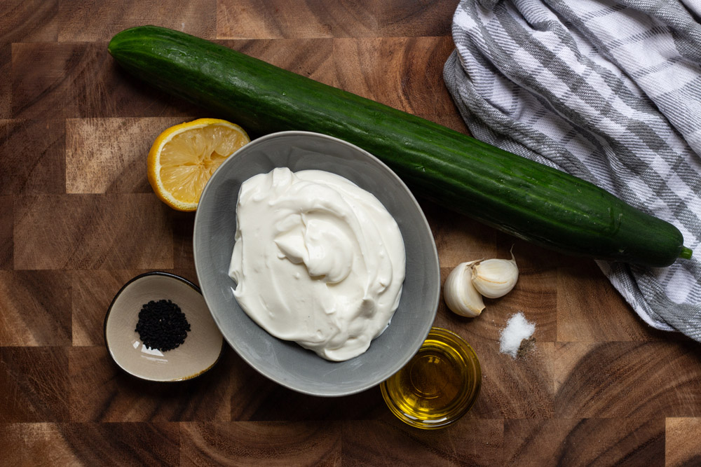 Tzatziki Zutaten (Rezept Tzatziki Zutaten)