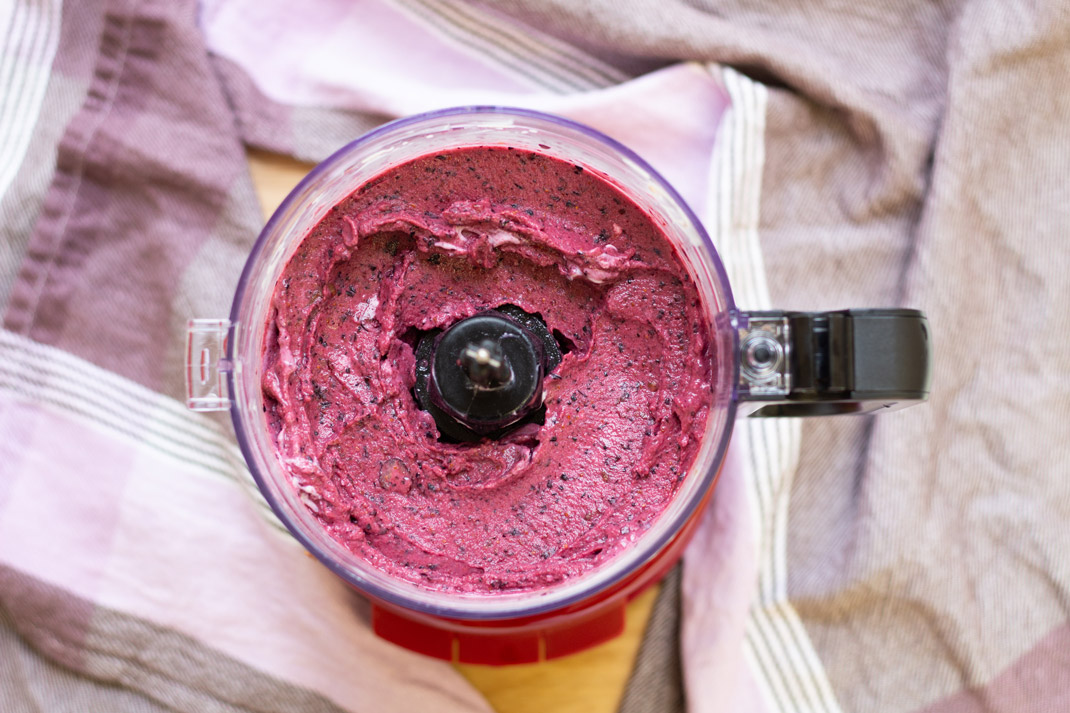 Blaubeer-Joghurt-Eis Schritt 2 (Rezept Blaubeer-Joghurt Eis Schritt 2)