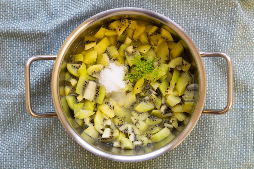Kiwi-Chia-Aufstrich Schritt 3 (Rezept Kiwi-Chia-Aufstrich Schritt 3)