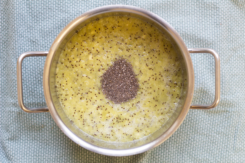 Kiwi-Chia-Aufstrich Schritt 5 (Rezept Kiwi-Chia-Aufstrich Schritt 5)