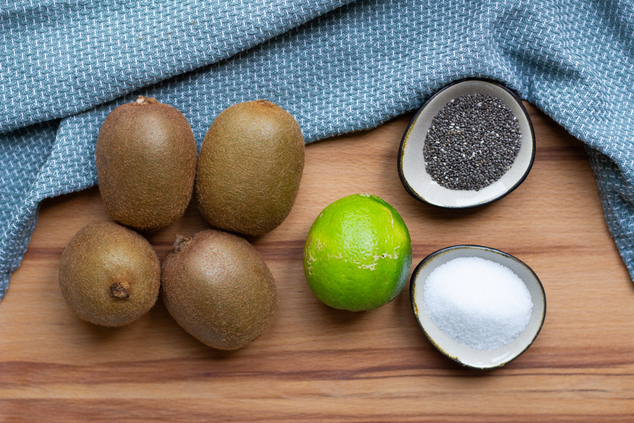 Kiwi-Chia-Aufstrich Zutaten (Rezept Kiwi-Chia-Aufstrich Zutaten)