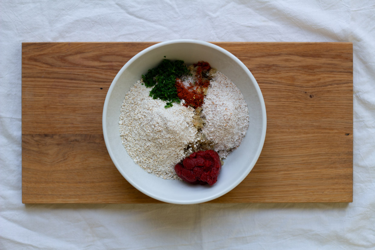 Vegane Mini-Frikadellen Schritt 5 (Rezept vegane Mini-Frikadellen Schritt 5)