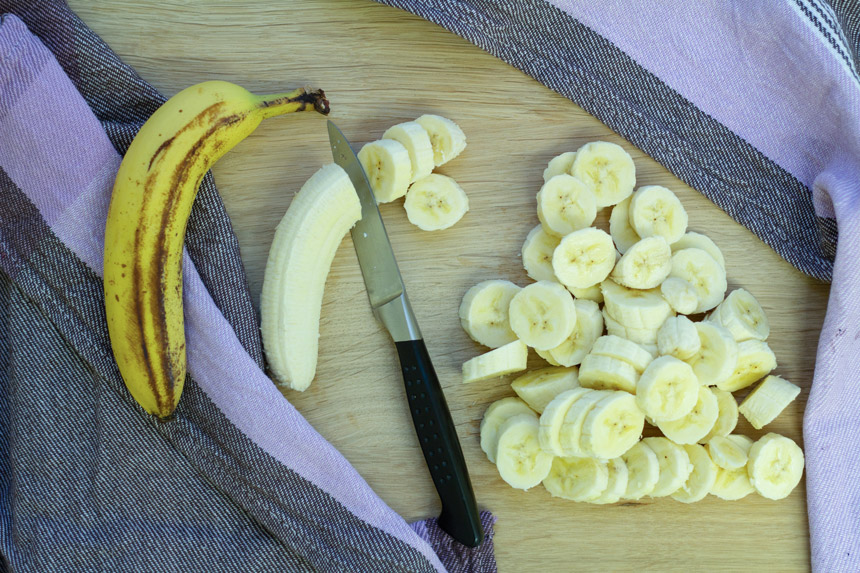 Schoko-Bananen-Eis mit Zimt Schritt 1 (Rezept Schoko-Bananen-Eis mit Zimt Schritt 1)