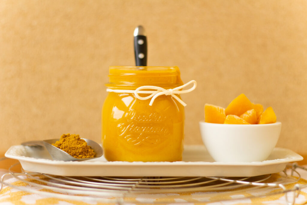 Mango-Curry Sauce Mango-Curry Sauce Schritt 5 (Rezept Mango-Curry Sauce Schritt 5)