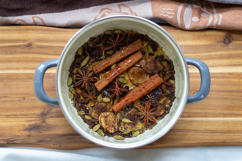 Chai Sirup Schritt 2 (Rezept Chai Sirup Schritt 2)