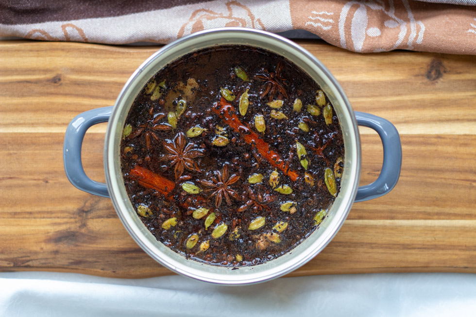 Chai Sirup Schritt 3 (Rezept Chai Sirup Schritt 3)