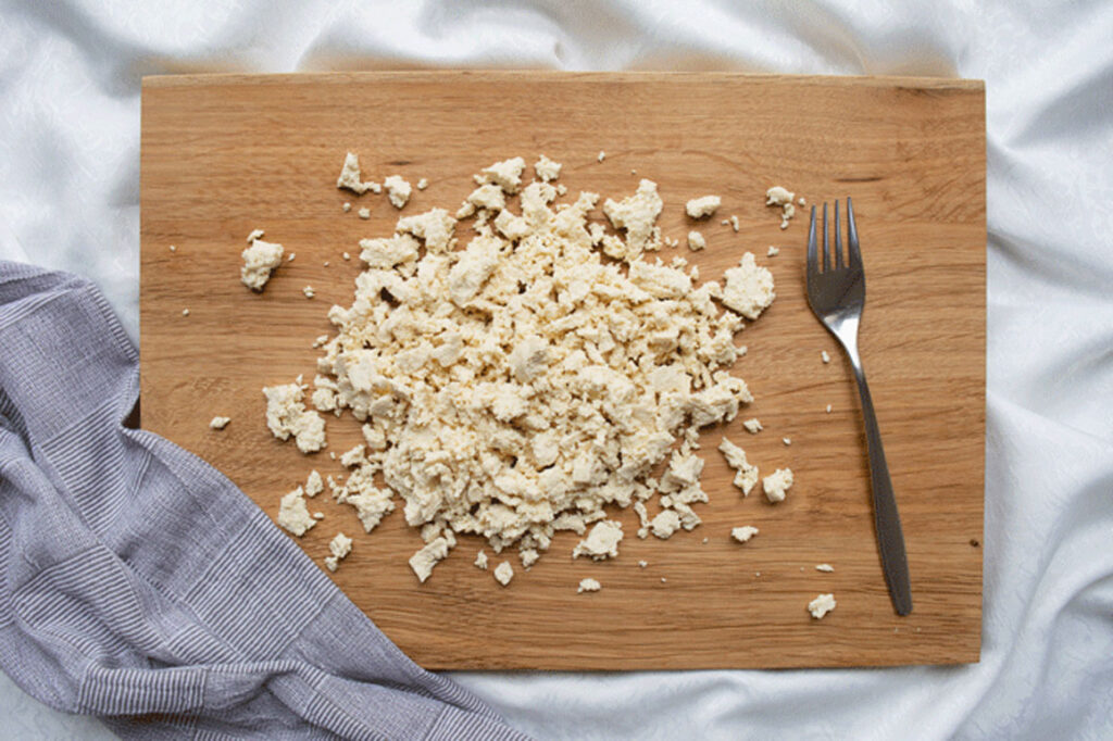 Veganes Rührei Schritt 1 (Rezept veganes Rührei Schritt 1)