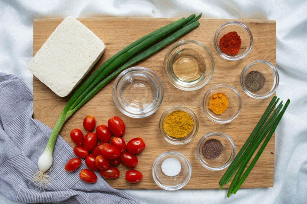 Veganes Rührei Zutaten (Rezept veganes Rührei Zutaten)