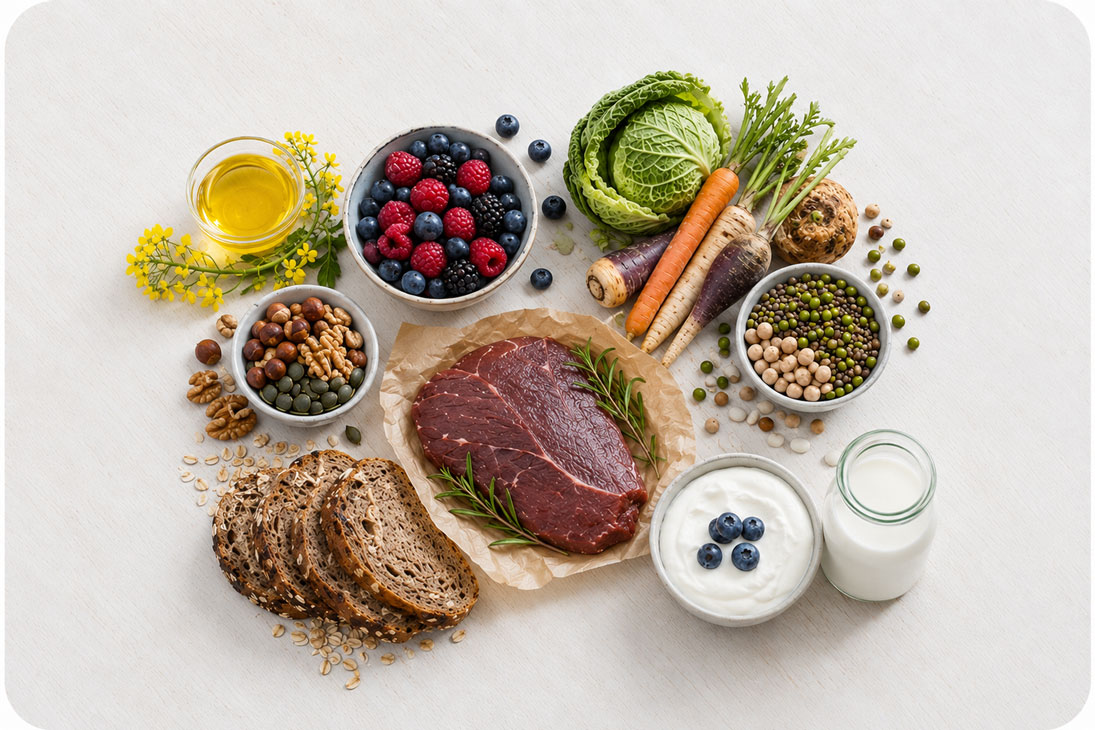 Nordic Diet Lebensmittel