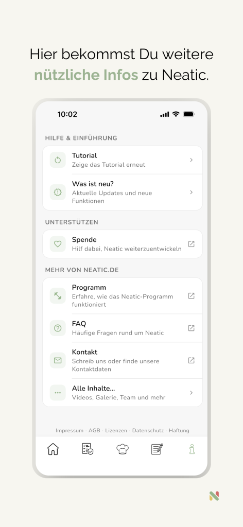 Screenshots Neatic-App Bild 29